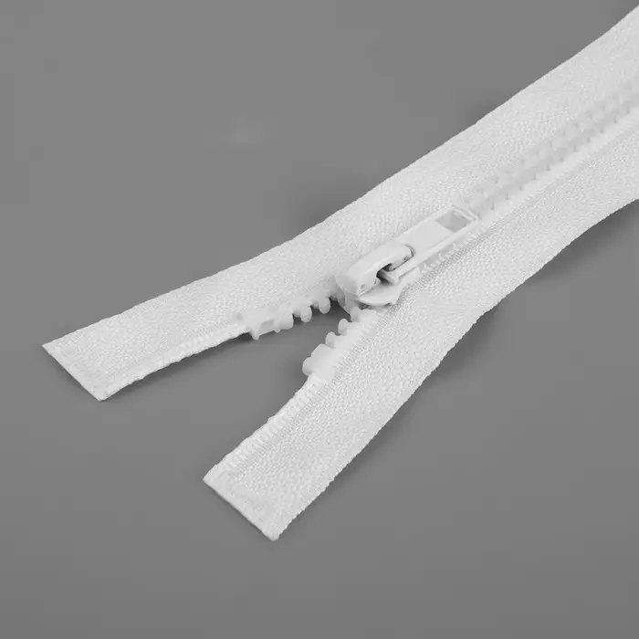 Молния &laquo;Трактор&raquo;, №5, разъёмная, замок автомат, 80 см, белая