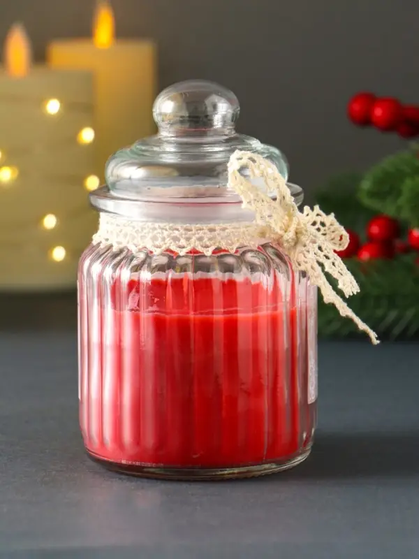 Свеча ароматическая в банке "Глинтвейн&гранат" 45 ч