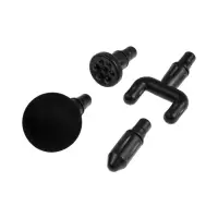 Массажёр для тела LEM-02, вибрационный, 4 насадки, 6 режимов, 1800-3200 об/мин