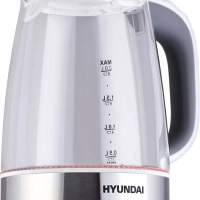 Чайник HYK-G8880 2л. 2200Вт серый серебристый