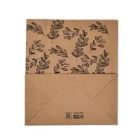 Пакет подарочный крафтовый &laquo;Эко&raquo;, 24 х 28 х 14 см