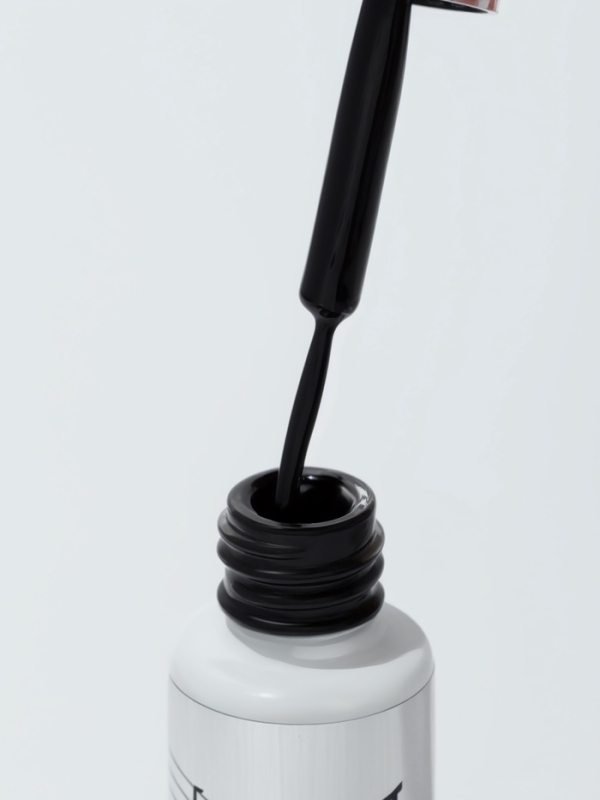 Гель для дизайна LED/UV 8мл черн накл QF