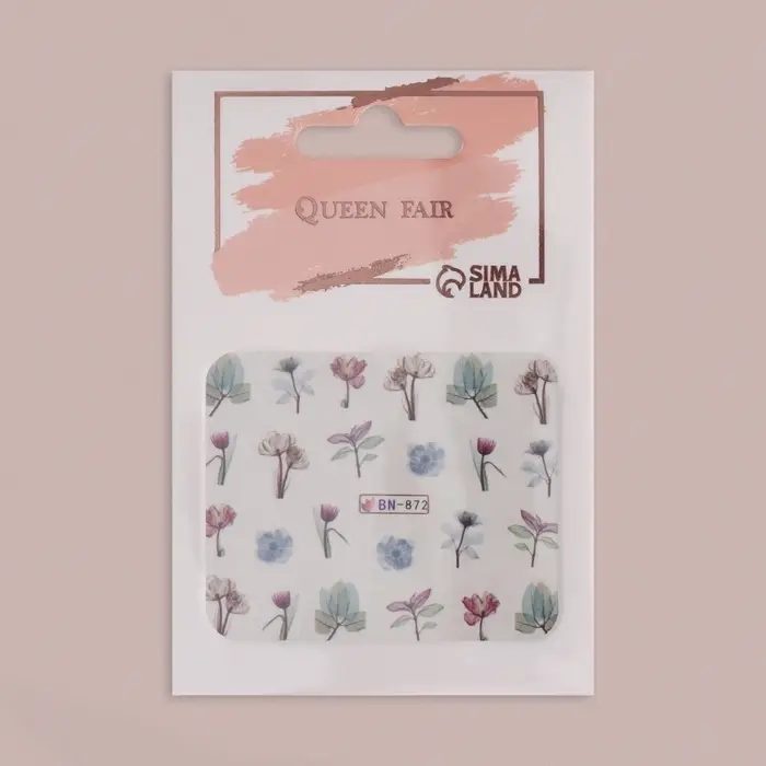 Слайдеры для ногтей &laquo;Цветочные мечты&raquo;, разноцветные