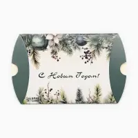 Коробка подарочная новогодняя складная &laquo;Украшение на ёлку&raquo; 11&times;8&times;2 см