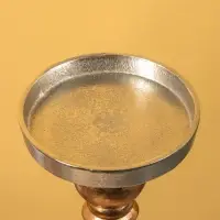 Подсвечник "Шоко" алюминий 16х16х72 см