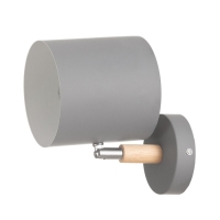 Бра "Свейн" Е27 40Вт серый 13х24х14 см