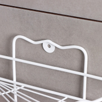 Полка для ванной угловая 3-х ярусная &laquo;Волна&raquo;, 24&times;24&times;64 см, цвет белый