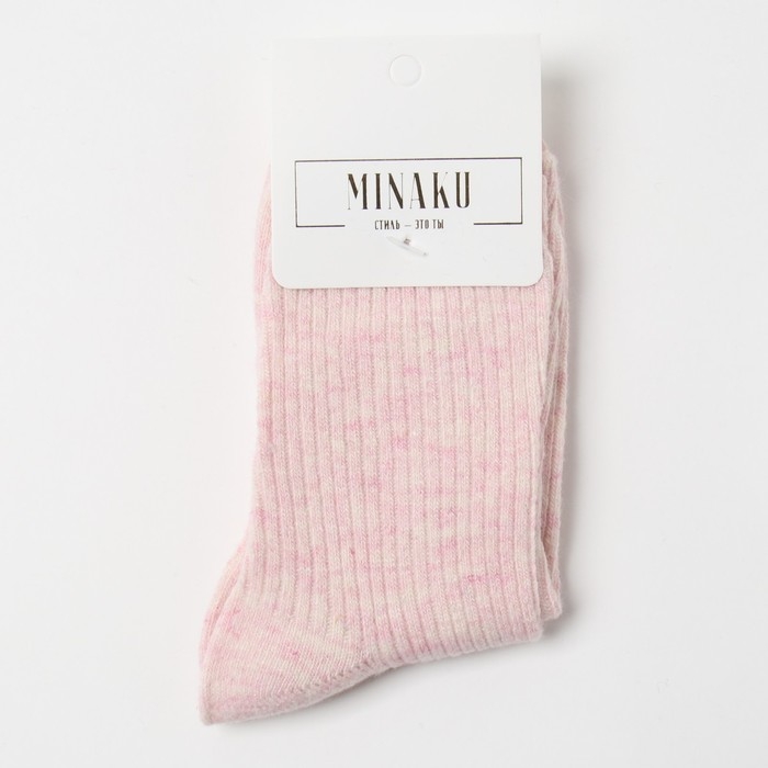 Носки женские MINAKU, цв. розовый, р-р 36-39