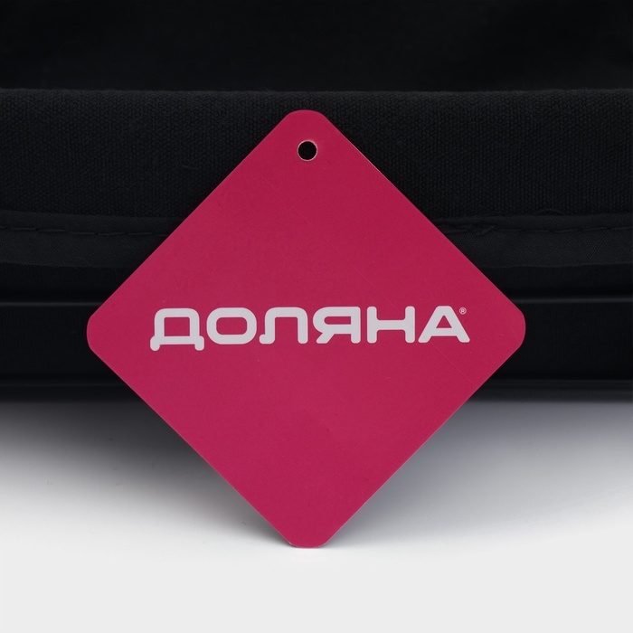 Хлебница Доляна &laquo;Лофт&raquo;, 26&times;24&times;11,5 см, чёрная