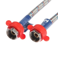 Подводка для смесителя ZEIN, гайка 1/2", штуцер М10, 80 см, ключ для монтажа, набор 2 шт Подводка для смесителя ZEIN, гайка 1/2", штуцер М10, 80 см, ключ для монтажа, набор 2 шт