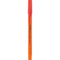 Ручка шариковая ErichKrause Slender Stick Orange, Super Glide, 0.7 мм, красная