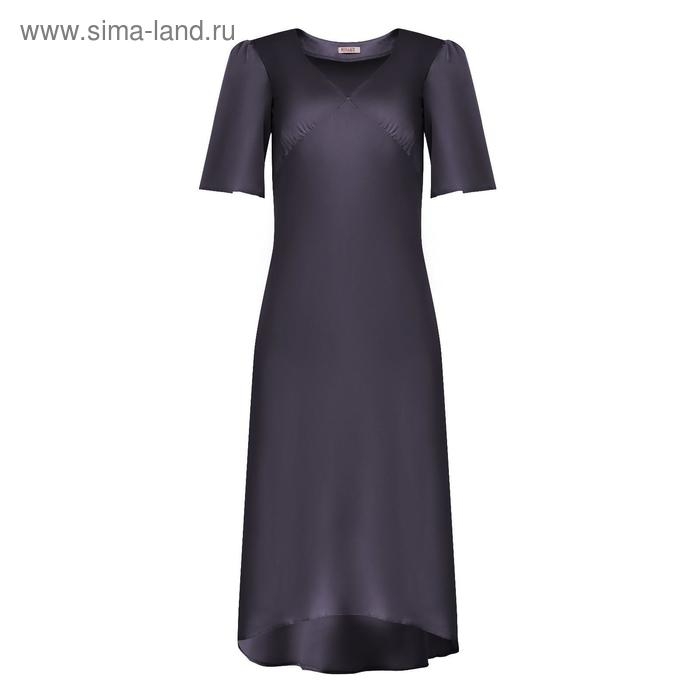 Платье женское MINAKU: Silk Pleasure цвет графит, р-р 46 Платье женское MINAKU: Silk Pleasure цвет графит, р-р 46