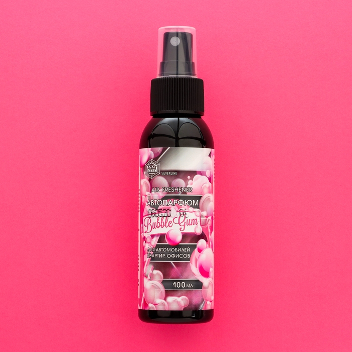 Ароматизатор АГАТ Silverline БаблГам 100 мл, спрей Ароматизатор АГАТ Silverline БаблГам 100 мл, спрей