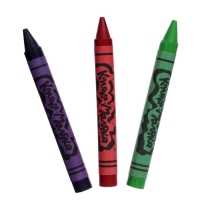 Мелки восковые 12 цветов, &laquo;Каляка-Маляка&raquo;, толстые круглые