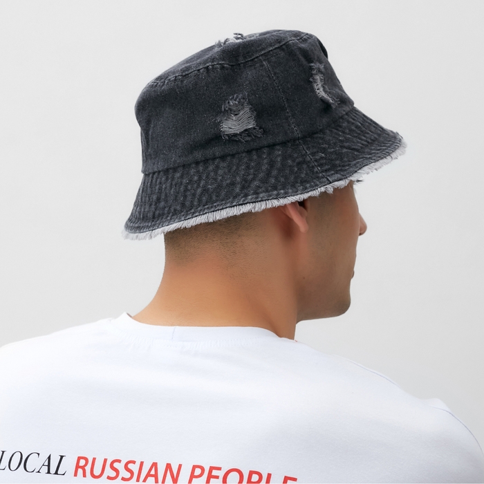 Панама MINAKU, цв. черный, р-р56- 58