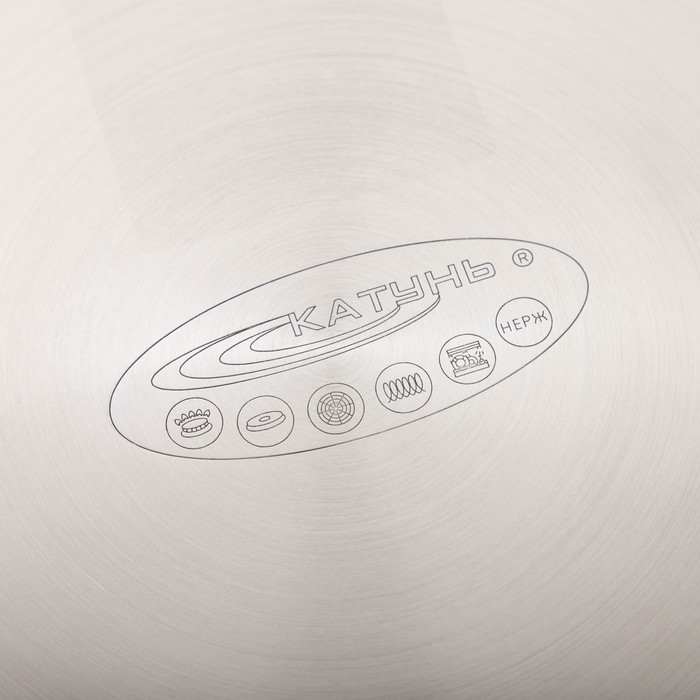 Кастрюля «Общепит», 9 л, d=24 см, h=20 см, капсульное дно, индукция Кастрюля «Общепит», 9 л, d=24 см, h=20 см, капсульное дно, индукция