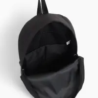 Рюкзак, 28*11*40, отд на молнии, 2 н/к на молнии, 2 б/к, черный