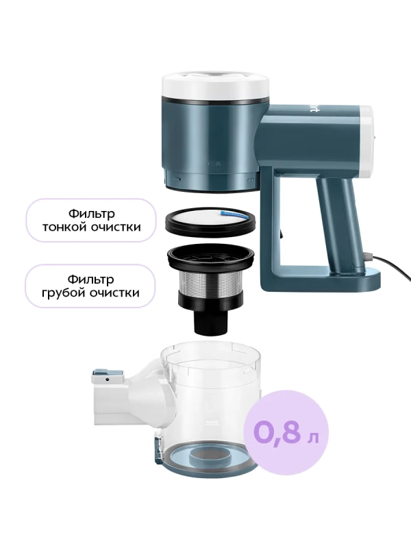 Проводной вертикальный пылесос КТ-5204 - 550 Вт