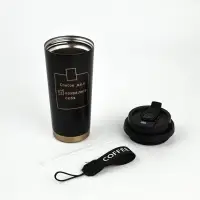 Термостакан с веревочкой "Список дел" черная, 500мл