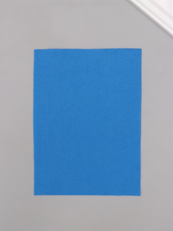 Фетр мягкий 1.5 мм "Синий" набор 4 листа 15х20 см