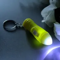 Фонарик брелок для ключей на кольце &laquo;Ручка&raquo;, светит, 5&times;1&times;1 см, МИКС