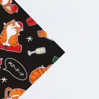 Упаковочная бумага на новый год &laquo;Коты новогодние&raquo;, 70 х 100 см, глянцевая