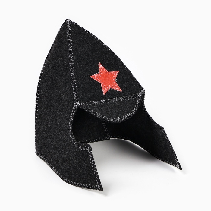Шапка для бани Шапка для бани "Будёновка" тёмная