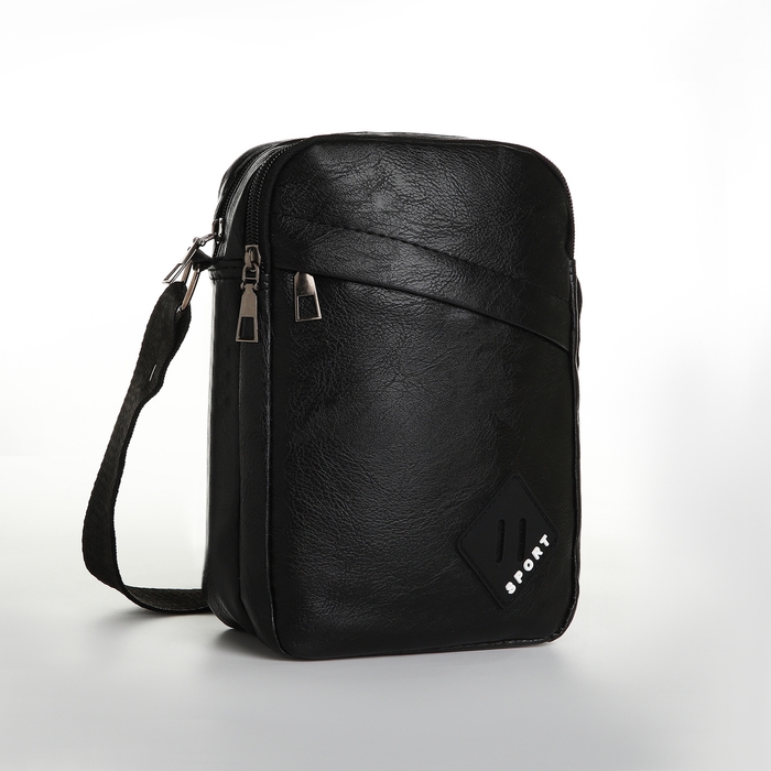 Сумка мужская, цвет чёрный Сумка мужская, цвет чёрный