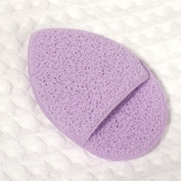 Спонж для умывания &laquo;Капелька&raquo;, 9 &times; 6 см, с карманом, цвет МИКС