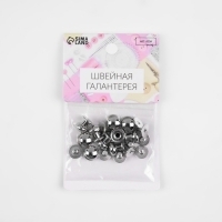 Кобурный винт d = 8/8 × 10 мм, 10 шт, цвет серебряный Кобурный винт d = 8/8 × 10 мм, 10 шт, цвет серебряный