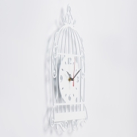 Часы настенные из металла "Клетка", бесшумные 39 х 27.5 см, циферблат 15 см, АА Часы настенные из металла "Клетка", бесшумные 39 х 27.5 см, циферблат 15 см, АА