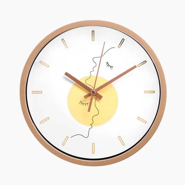 Часы настенные интерьерные Часы настенные интерьерные"Лица", d-20 см, бесшумные