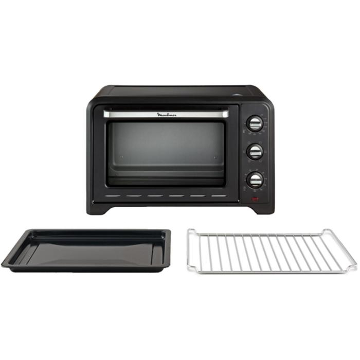 Мини-печь Moulinex OX464810, 1600 Вт, 33 л, 240°С, 6 программ, чёрная Мини-печь Moulinex OX464810, 1600 Вт, 33 л, 240°С, 6 программ, чёрная