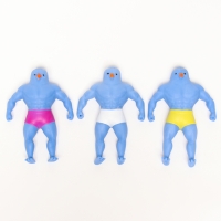 Мялка-тянучка «Утка атлет» с песком, виды МИКС Мялка-тянучка «Утка атлет» с песком, виды МИКС