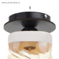 Светильник 91320/1 E27 40Вт черный-хром 12х12х18 см BayerLux Светильник 91320/1 E27 40Вт черный-хром 12х12х18 см BayerLux