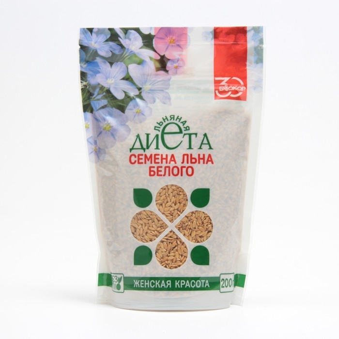 Женская красота, семена белого льна, 200 г Женская красота, семена белого льна, 200 г