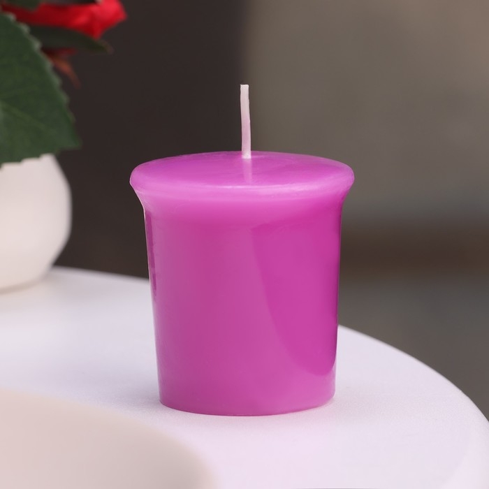 Свеча ароматическая "Black Cherry", черная вишня, набор 5х4,5 см, 3 шт