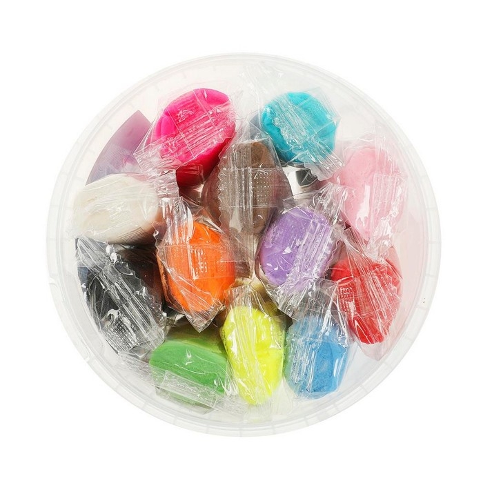 Тесто для лепки в ведре &laquo;Буба&raquo;, 12 цв.