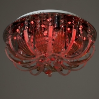 Люстра "Эмилия" 7х40Вт Е27 с пультом, цвет хром 41х41х19 см Люстра "Эмилия" 7х40Вт Е27 с пультом, цвет хром 41х41х19 см