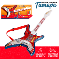 Игрушка музыкальная-гитара «Крутой рокер», звуковые эффекты Игрушка музыкальная-гитара «Крутой рокер», звуковые эффекты