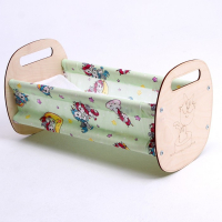 Кроватка «Люлька», с текстилем, МИКС Кроватка «Люлька», с текстилем, МИКС