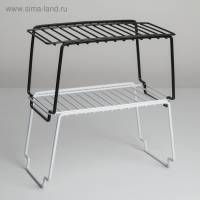 Полка универсальная Доляна, 24&times;14,3&times;14 см, цвет чёрный