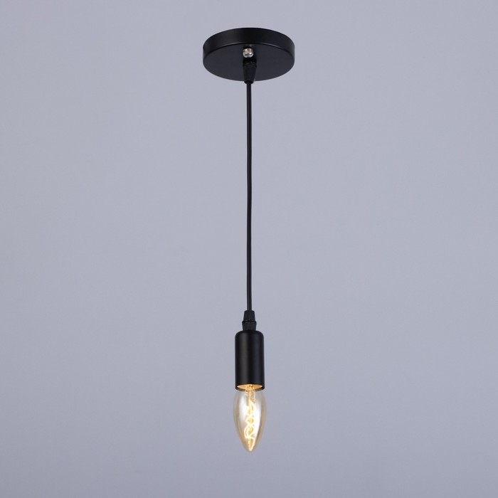 Светильник BayerLux 1929/1BK E14 40Вт черный 4х5х105 см