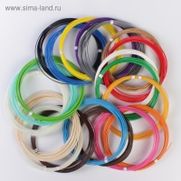 Пластик UNID ABS-20, для 3Д ручки, по 10 м, 20 цветов в наборе Пластик UNID ABS-20, для 3Д ручки, по 10 м, 20 цветов в наборе