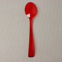 Набор пластиковых одноразовых ложек Мистерия, 18 см, цвет микс, 10 шт/уп