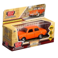 Машина металлическая &laquo;Запорожец&raquo;, инерция, открываются двери, багажник, 12 см, оранжевый
