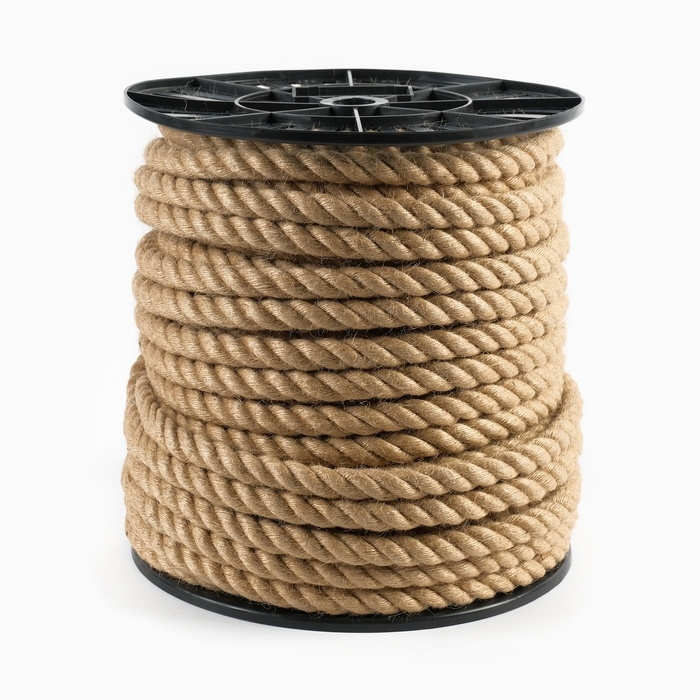 Канат джутовый 16 мм (50 м) катушка Канат джутовый 16 мм (50 м) катушка