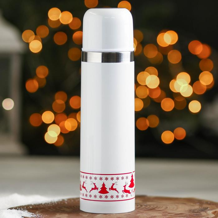 Новый год. Набор &laquo;С Новым годом&raquo;:: термос 500 мл, кружка 200 мл, 2 шт.