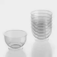 Креманка пластиковая одноразовая для фуршета &laquo;Кристалл&raquo;, 200 мл, прозрачная