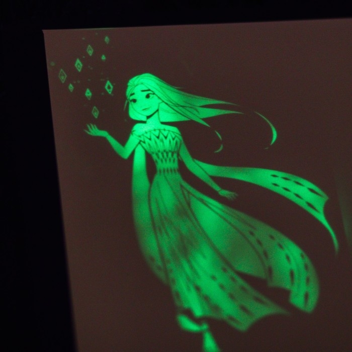 Набор для рисования в темноте &laquo;Холодное сердце: Магия света&raquo;, А4